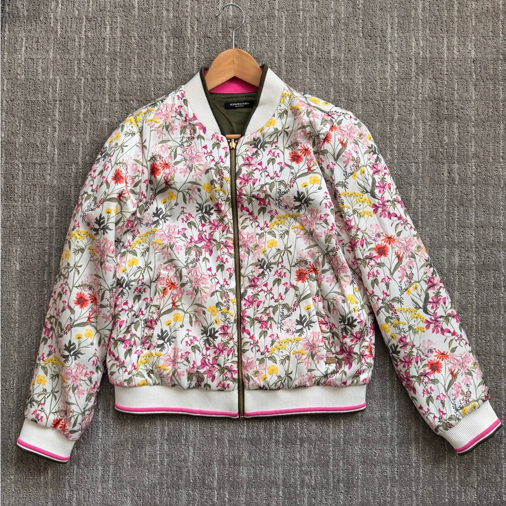 Scotch & Soda Silk Bomber Jacket